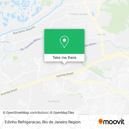 Edinho Refrigeracao map