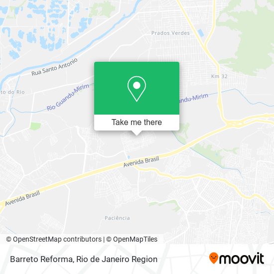 Barreto Reforma map