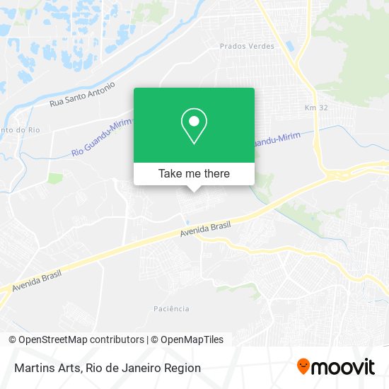 Martins Arts map