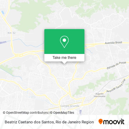 Beatriz Caetano dos Santos map