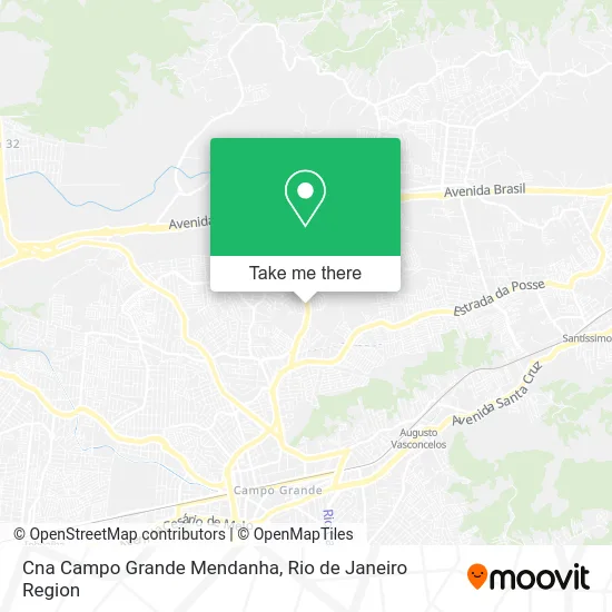 Cna Campo Grande Mendanha map