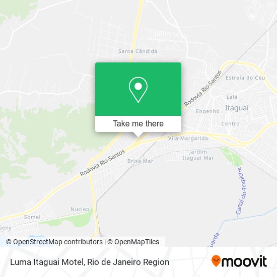 Mapa Luma Itaguai Motel