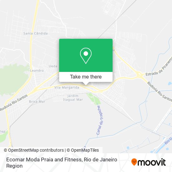 Ecomar Moda Praia and Fitness map