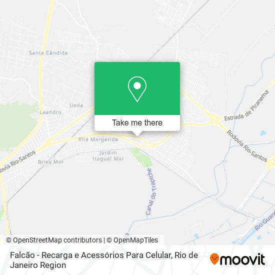 Falcão - Recarga e Acessórios Para Celular map