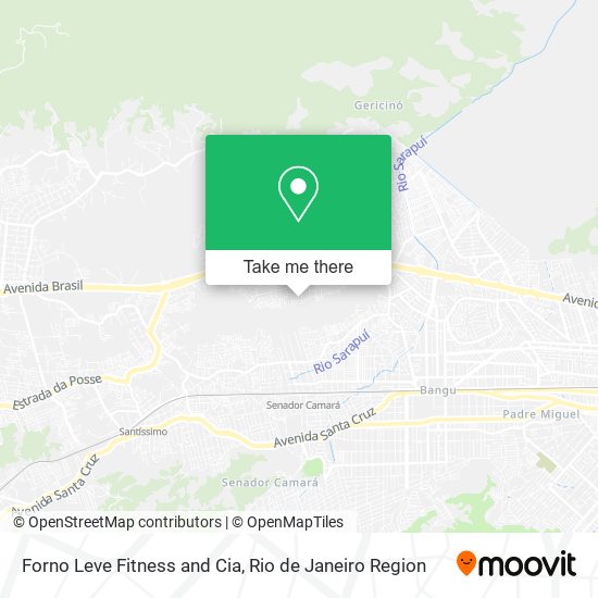 Mapa Forno Leve Fitness and Cia