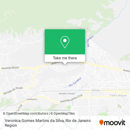 Veronica Gomes Martins da Silva map