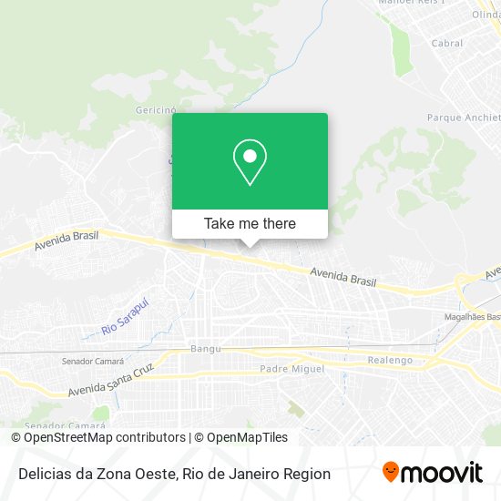 Delicias da Zona Oeste map