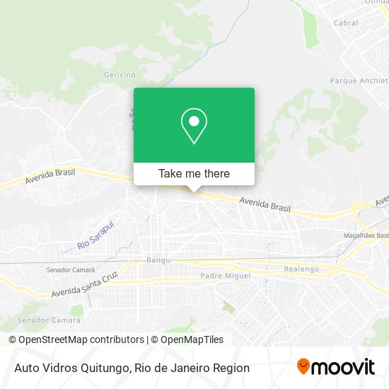 Auto Vidros Quitungo map