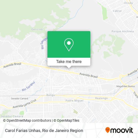 Carol Farias Unhas map