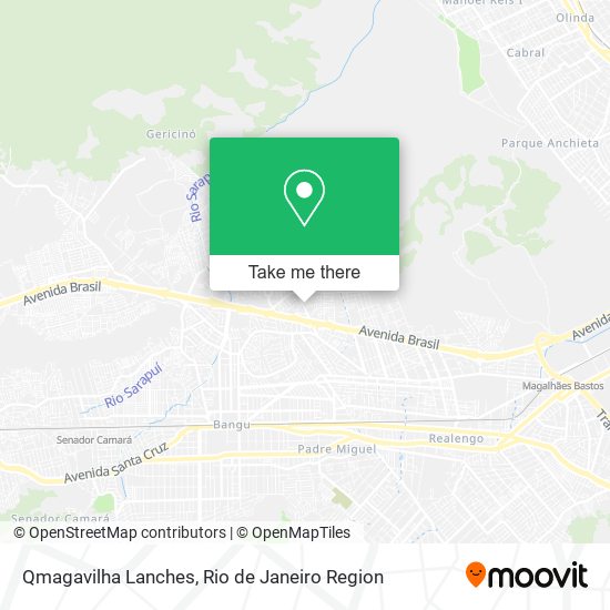 Qmagavilha Lanches map
