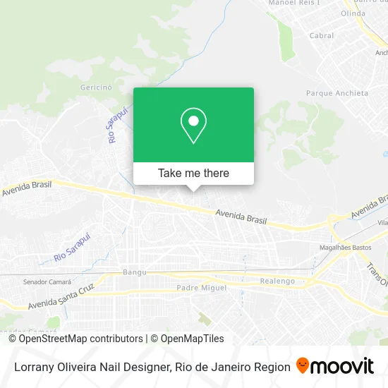 Lorrany Oliveira Nail Designer map
