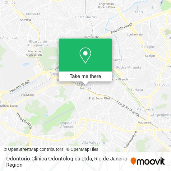 Odontorio Clinica Odontologica Ltda map