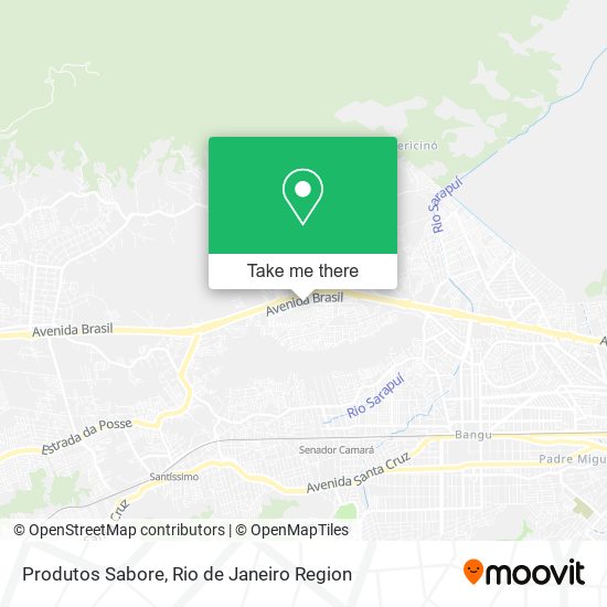 Mapa Produtos Sabore