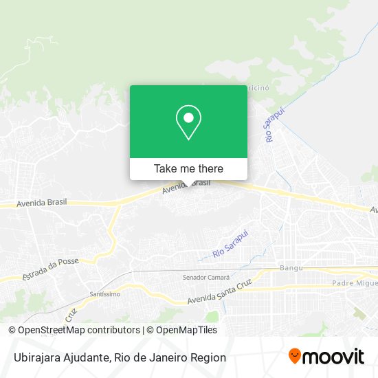 Mapa Ubirajara Ajudante