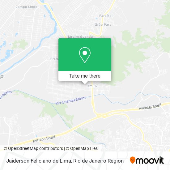 Jaiderson Feliciano de Lima map