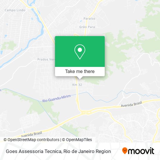 Goes Assessoria Tecnica map