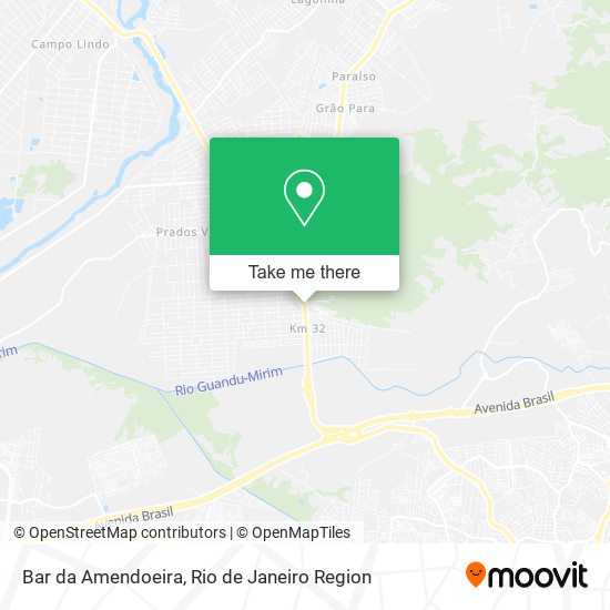 Mapa Bar da Amendoeira