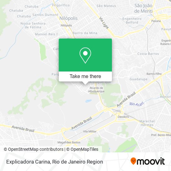 Explicadora Carina map