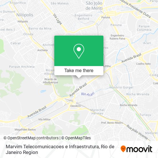 Marvim Telecomunicacoes e Infraestrutura map