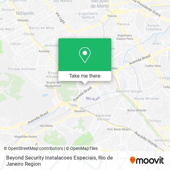 Mapa Beyond Security Instalacoes Especiais