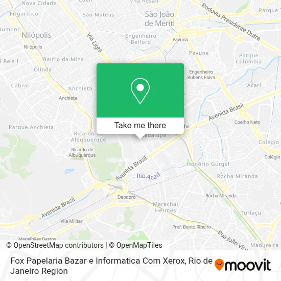 Fox Papelaria Bazar e Informatica Com Xerox map