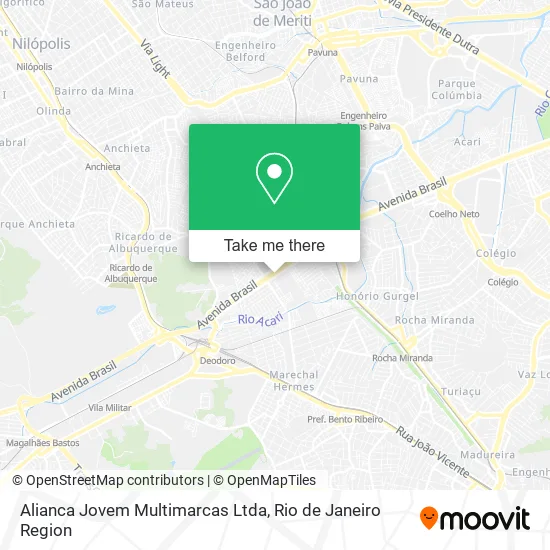 Alianca Jovem Multimarcas Ltda map