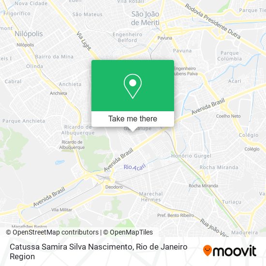 Catussa Samira Silva Nascimento map