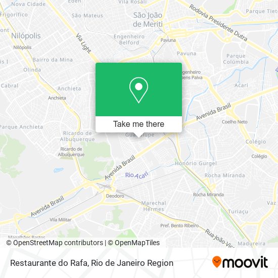 Mapa Restaurante do Rafa