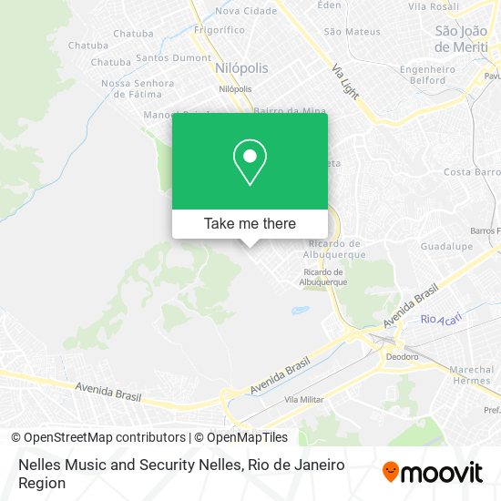 Mapa Nelles Music and Security Nelles