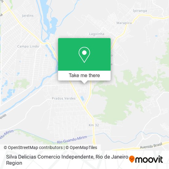 Mapa Silva Delicias Comercio Independente