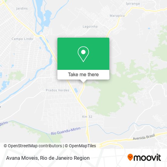 Avana Moveis map