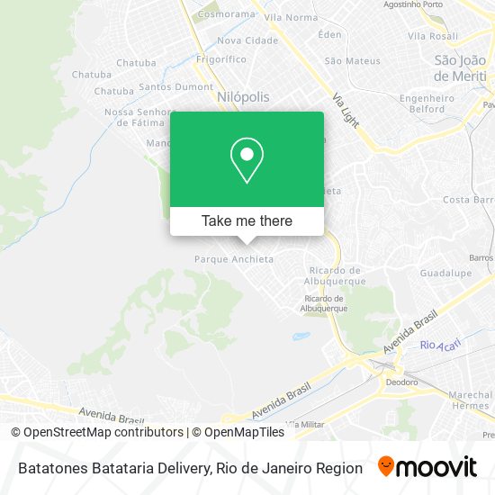Mapa Batatones Batataria Delivery
