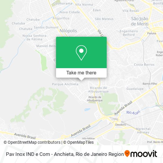 Pav Inox IND e Com - Anchieta map