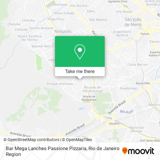 Bar Mega Lanches Passione Pizzaria map