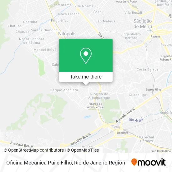 Oficina Mecanica Pai e Filho map