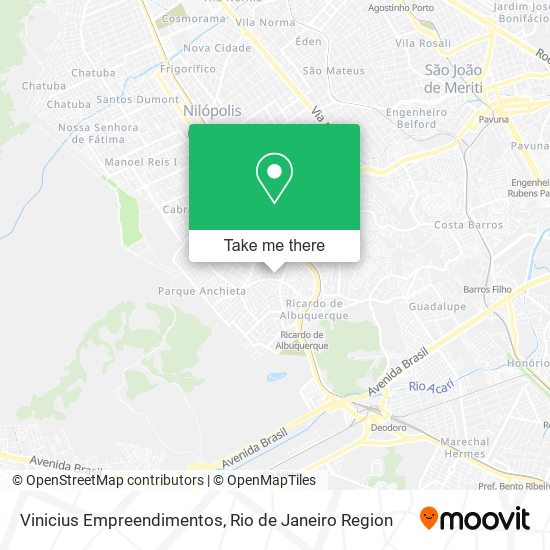Vinicius Empreendimentos map