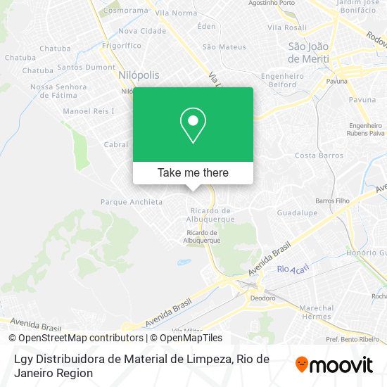 Lgy Distribuidora de Material de Limpeza map