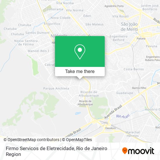 Mapa Firmo Servicos de Eletrecidade