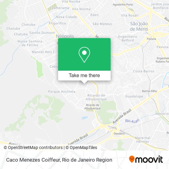 Mapa Caco Menezes Coiffeur