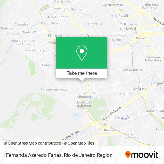 Fernanda Azeredo Farias map