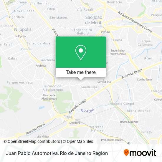 Juan Pablo Automotiva map