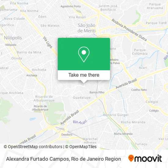 Alexandra Furtado Campos map