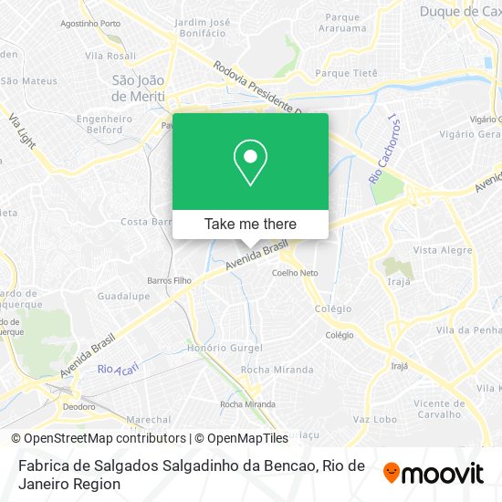 Fabrica de Salgados Salgadinho da Bencao map