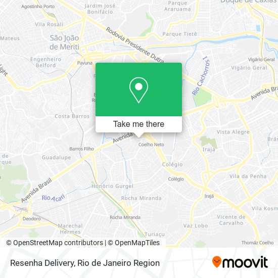 Resenha Delivery map