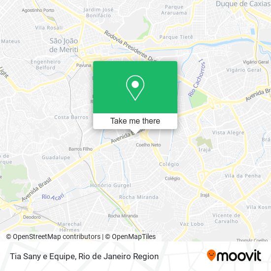 Tia Sany e Equipe map