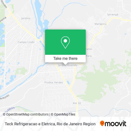 Mapa Teck Refrigeracao e Eletrica