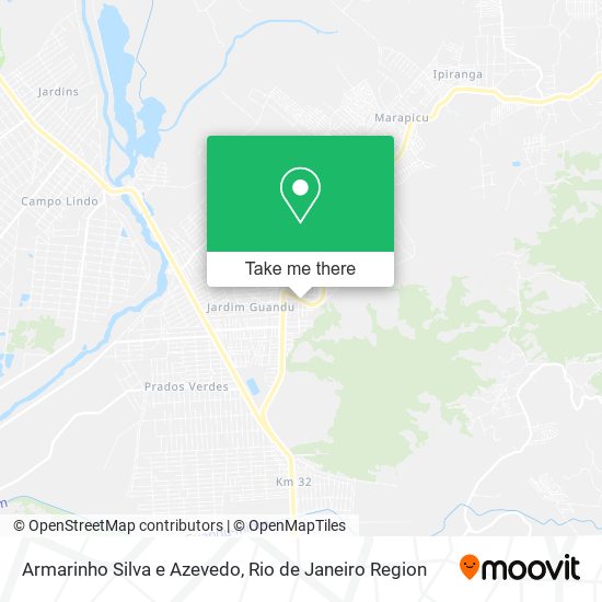 Mapa Armarinho Silva e Azevedo
