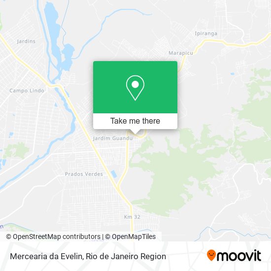 Mapa Mercearia da Evelin