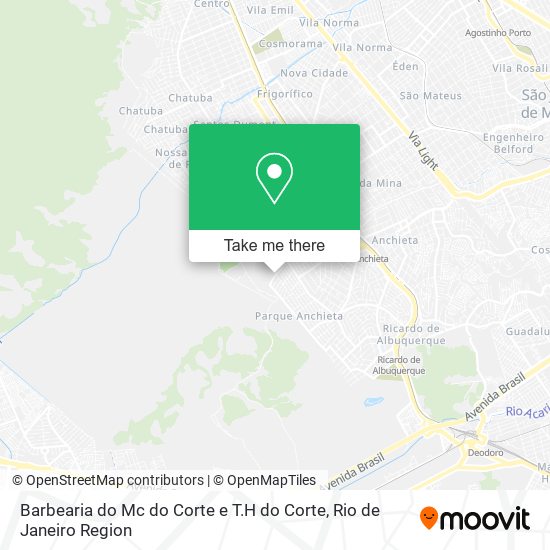 Barbearia do Mc do Corte e T.H do Corte map