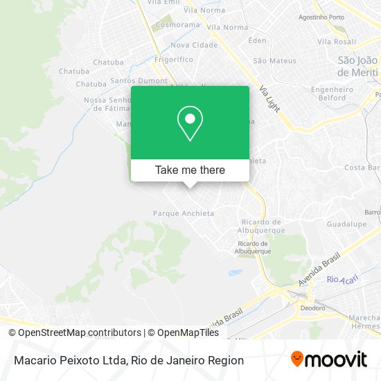 Macario Peixoto Ltda map